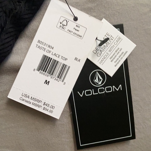 Volcom Black Halter Top - Picture 4 of 4